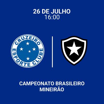 Imagem do evento Cruzeiro x Botafogo | Time Visitante