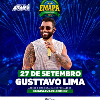Imagem do evento 56° EMAPA AVARÉ 2026 - GUSTTAVO LIMA