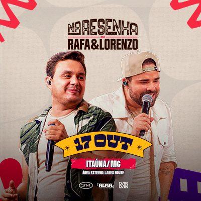 Imagem do evento Na Resenha com Rafa & Lorenzo